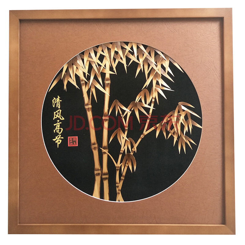 清風(fēng)高節(jié) 姚玉娥麥稈畫藝術(shù)珍品賞析
